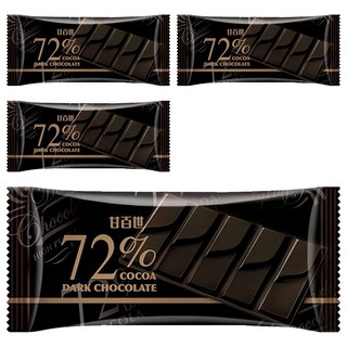 KAISER 甘百世 72%黑巧克力 30g 4片 - 獨立包裝