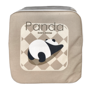 Mega 可愛熊貓加厚海綿座椅增高墊 米白, 38 x 38 x 10cm