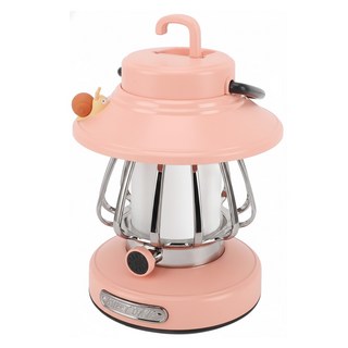 CStar 復古露營夜燈 塑料+電子零件 DC5V/USB電源 2W Max額定功率, 顏色隨機, 1個