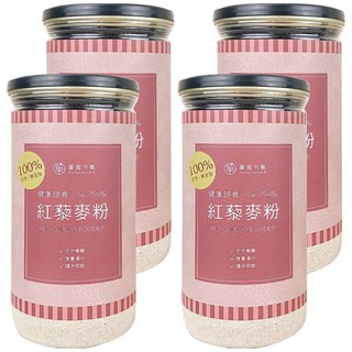GreenMarket 菓青市集 純紅藜麥粉, 350g, 4罐