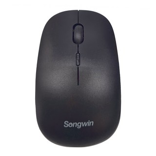 Songwin 尚之宇 巧手無線光學滑鼠 2.4gHz 10 x 6 x 3.5cm 55g, CY-BT150, 黑色