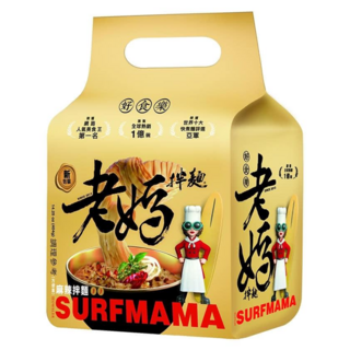 老媽拌麵 胡椒麻醬, Mom's Dry Noodle, 4包