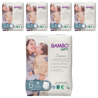 Bambo Nature 伴寶樂 Dream褲型紙尿布 15kg以上, 第6階段, 95片