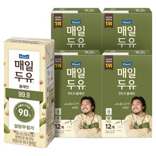 매일두유 99.9 플레인, 190ml, 48개