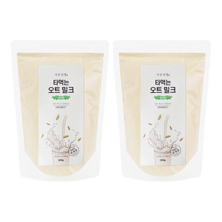 가루선생 타먹는 오트 밀크 언스윗, 500g, 2개