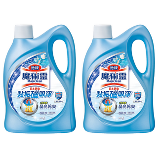 Kao 花王 Magiclean 魔術靈 地板清潔劑 清新海洋 99.9%除菌, 2L, 2瓶