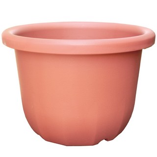 翠筠 仿陶圓盆, 顏色隨機, 1個