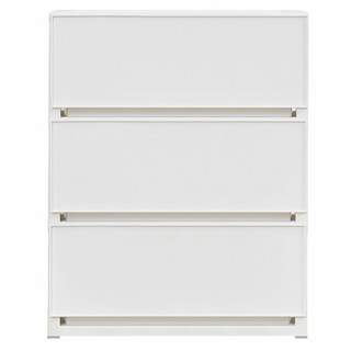 Comet 韓國製造寬版現代風抽屜櫃, 白色