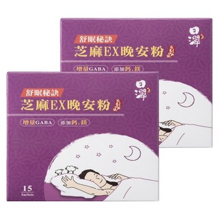 Tsuie 日濢 芝麻EX晚安粉 15入, 37.5g, 2盒