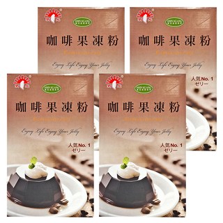 新光洋菜 咖啡果凍粉 台灣產, 1kg, 4盒