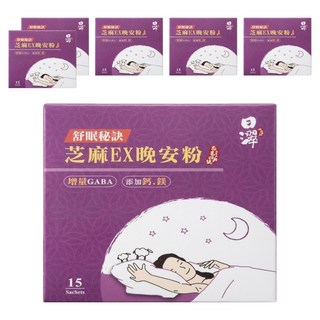 Tsuie 日濢 芝麻EX晚安粉 15入, 37.5g, 6盒