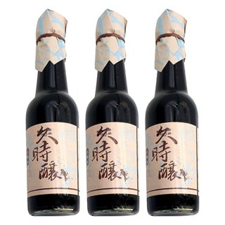 水里鄉農會 久時釀 白曝油 味道甘醇 鹹度適中 適合沾醬、拌料, 500ml, 3瓶