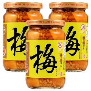 江記 元氣梅子豆腐乳 380g 台灣名產, 3罐