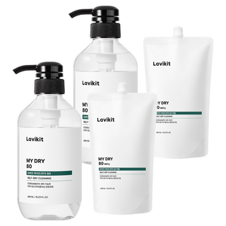 라비킷 마이드라이80 홈드라이세제 본품 480ml + 리필 480ml 세트, 2세트