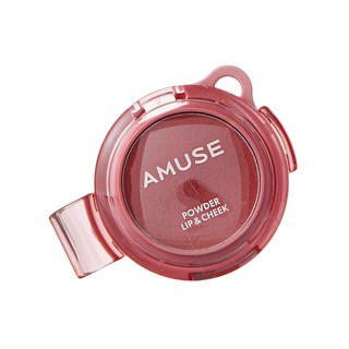 Amuse Makeup 蜜粉唇頰兩用餅 4g, 07 玫瑰女孩, 1個