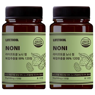 LIFETOCOL 諾麗果萃取錠 500mg, 2個, 60g