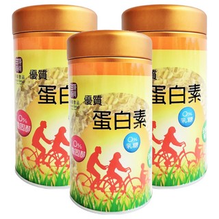 源順食品 優質蛋白素, 0%膽固醇, 0%乳糖, 250g, 3罐