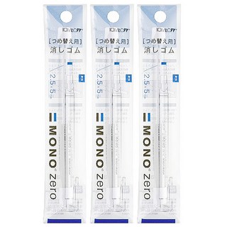 Tombow 蜻蜓牌 MONO 角型橡擦芯 2件組, ER-KUS, 3組