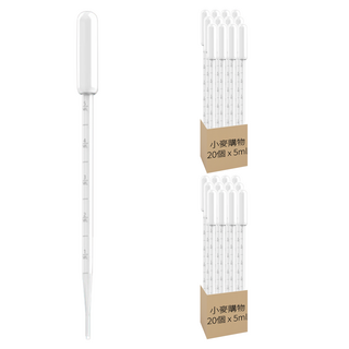 香水分裝瓶 滴管 5ml, 單色, 40個