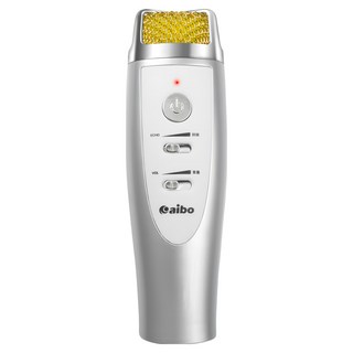 aibo M8 隨身唱行動麥克風 Android/Apple共用版 隨時歡唱, MIC-EPM8, 銀灰色, 1支