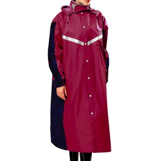 TAHSIN 達新牌 TS01連身式全開披肩雨衣 袖口強化升級設計 雙層防水袖口 背面(3M加寬)反光飾片 安全無虞 1入