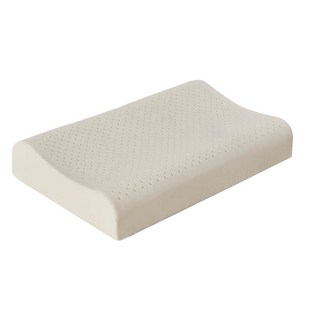 Annette 泰國工學乳膠枕 1kg, 乳膠 米白色, 60 x 40cm, 1個