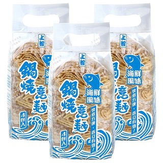 上智 鍋燒意麵 海鮮風味，4入, 280g, 3袋