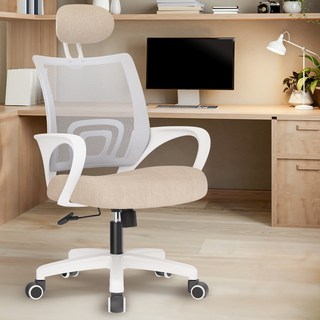 네오체어 메쉬 사무용 게이밍 컴퓨터 의자 CPS-H, 베이지