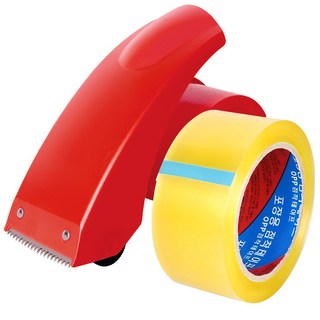 코멧 투명 박스 테이프 48mm x 50m + 커터기 세트, 1세트