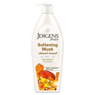 JERGENS 珍柔 乳液 麝香精華 600ml 滋潤保濕 維生素E 全家適用, 1件