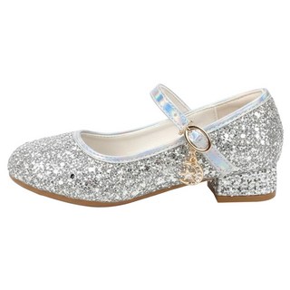 BeBemaru 女童閃粉水鑽跟鞋 9847