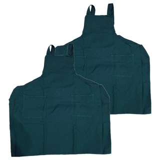 HOLI 合力 加大圍裙 雙層布料 加寬款設計, 綠色, 2件