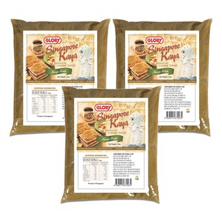 GLORY 新加坡咖央醬 椰子綠, 1kg, 3包
