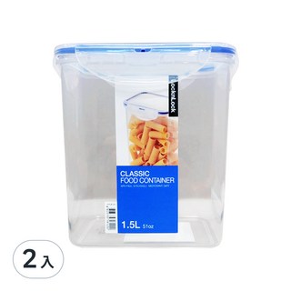 LocknLock 樂扣樂扣 PP保鮮盒, 1.5L, 2個