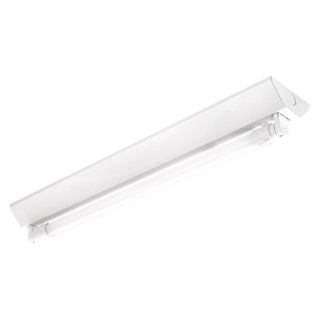 EVERLIGHT 億光 T8山型燈座 空台 2呎1燈 AC 100-240 V 全電壓, 1個