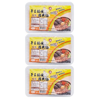 鷹馬牌 手工鍋燒雞絲麵 香菇 4入, 220g, 3盒