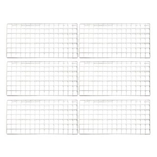 多用途網片置物架 28x60cm 白色 Set, 6個