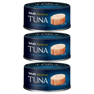 SAJO 黃鰭鮪魚罐 100g/罐 方便即食 美味健康, 3罐