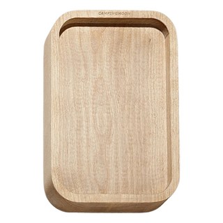 Campingmoon 柯曼 飯盒切菜板 大, 原木色, 1個
