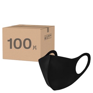 台灣康匠 Uneed 友你 成人立體醫用3D忍者口罩 未滅菌, 黑色, 50片, 2盒