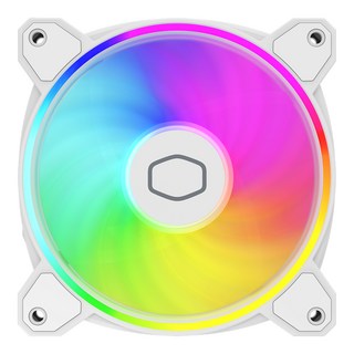 COOLER MASTER 酷碼 MasterFan MF120 HALO2 炫彩光影, 白色, 1個