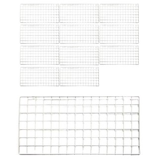 多用途網片置物架 28x60cm 白色, 12個