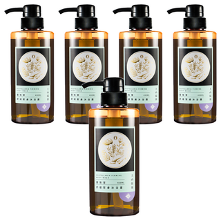 tsaio 上山採藥 露珠草舒緩緊膚沐浴露 430ml 無添加矽靈, 5瓶