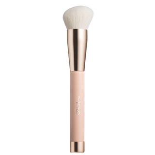 MEKO磁力專業圓頭斜角粉底刷 台灣設計 多功能彩妝蜜粉刷 可吸附於磁鐵框架, Z-049, 1支