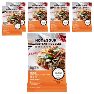 承昌食品 Sulu Sulu 素滷 酸辣湯蒸泡麵 純素 105g, 6包
