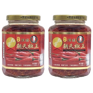 GI GI MASTER 特級廚師 甲賀之家 頂級朝天椒王, 真空殺菌, 無防腐劑, 無添加人工色素, 390g, 2罐