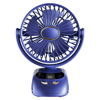 OMG 5檔數顯夾子風扇, N33, 藍色