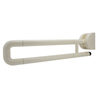 綠舍家居 ABS可掀式防滑安全扶手U型, 白色, 1個