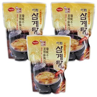 Harim 韓味不二 夏林人蔘雞湯 添加鮑魚湯頭, 1kg, 3袋