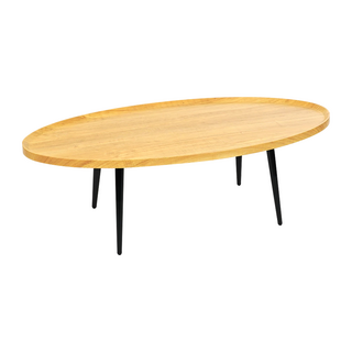 FAmILyLIFE 生活 木冶山居 Carmel橢圓茶几 WO-025-WO 120 x 60 x 38cm 8.1kg, 白橡木